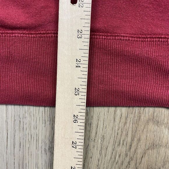 Roots Athletics Sweatshirt Mens XL Red Crewneck Pullover Flag Logo International - Picture 13 of 14